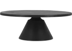 Urban Barn Gershwin Recycled Metal Round Coffee Table- Coffee Tables