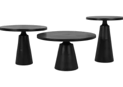 Urban Barn Gershwin Recycled Metal Side Table 24"- Side Tables