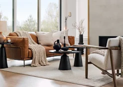 Urban Barn Gershwin Recycled Metal Side Table 20"- Side Tables