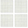 Urban Barn Gingham Coaster Set- Table Linens & Coasters