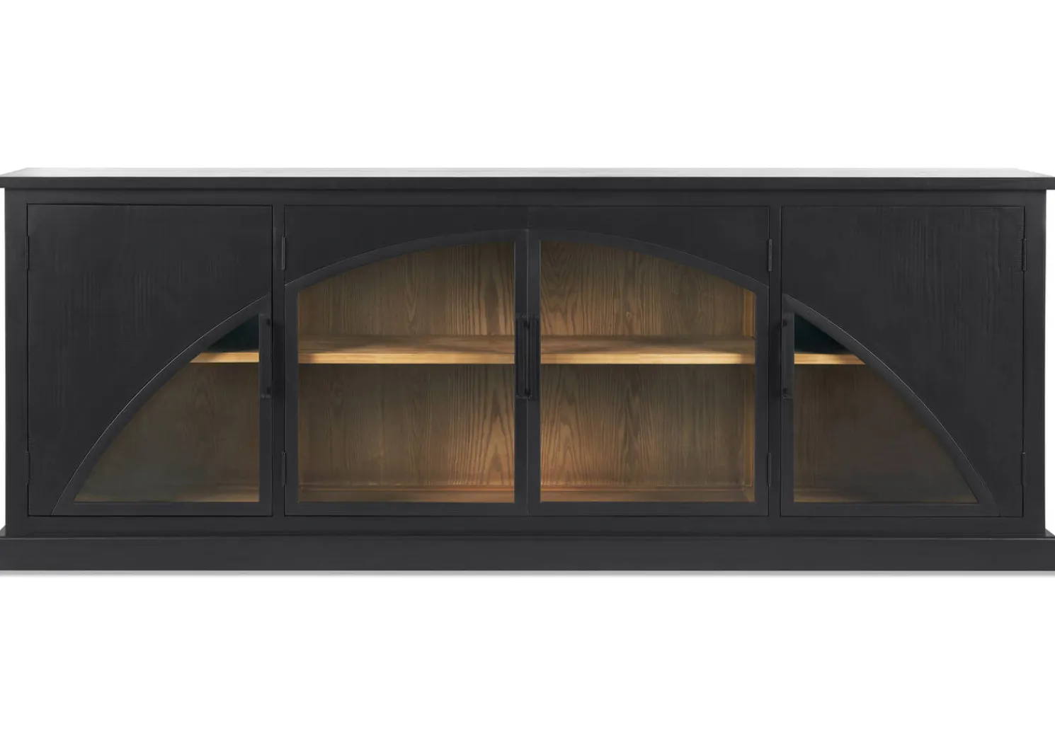 Urban Barn Grantham Reclaimed Wood Sideboard -Mannor Black- Sideboards & Storage