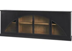 Urban Barn Grantham Reclaimed Wood Sideboard -Mannor Black- Sideboards & Storage