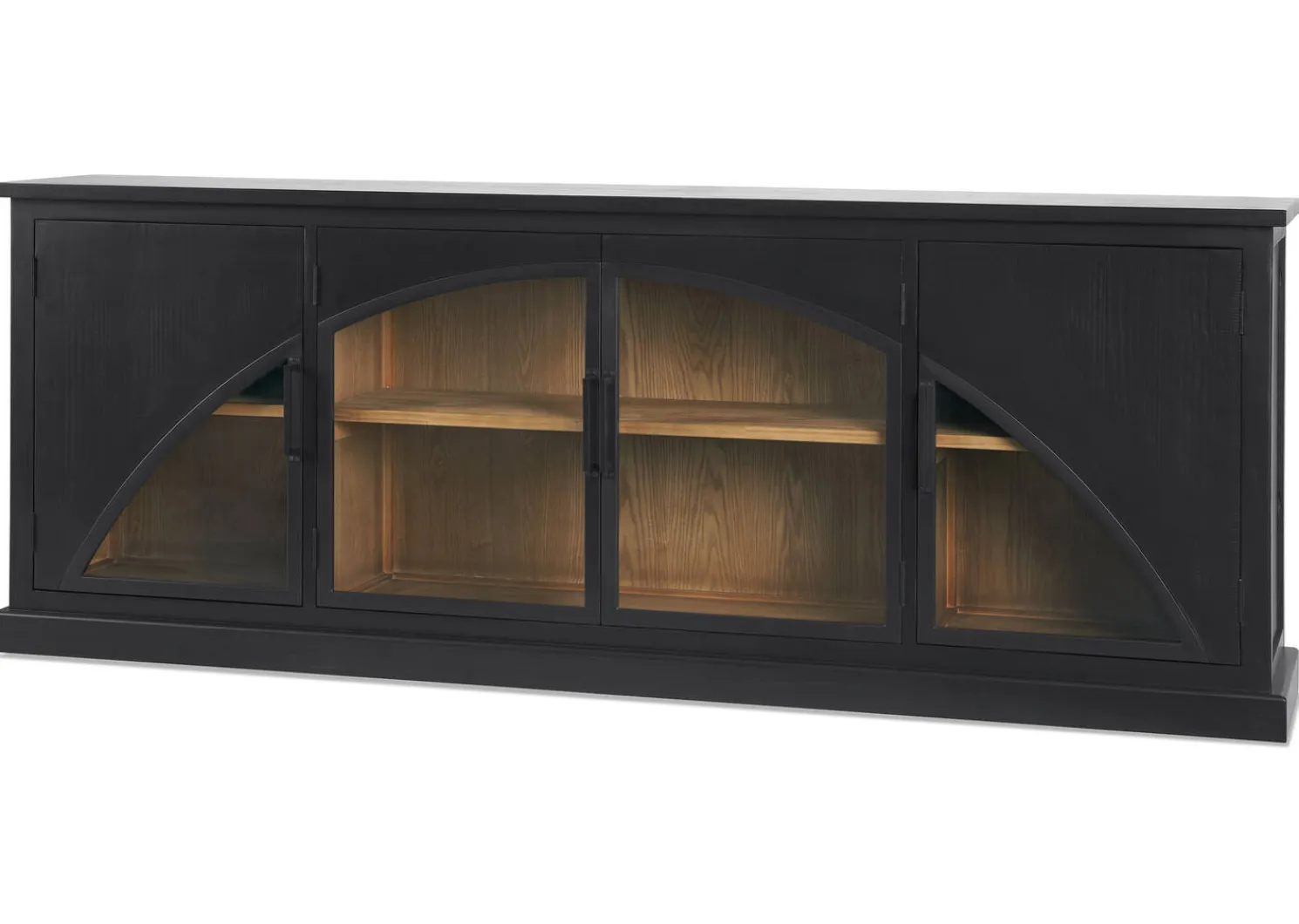 Urban Barn Grantham Reclaimed Wood Sideboard -Mannor Black- Sideboards & Storage