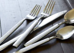 Urban Barn Hammered 5-Piece Cutlery Set- Dinnerware