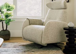 Urban Barn Harris Power Recliner -Yuri Oyster- Accent Chairs