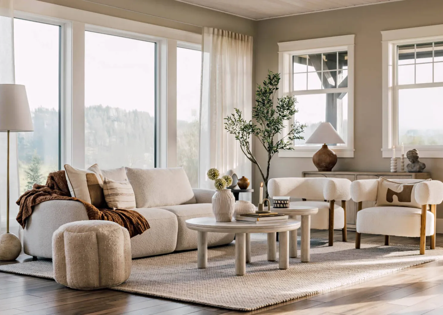 Urban Barn Hilary Relaxer Sofa -Cirro Natural- Sofas & Sectionals