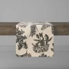 Urban Barn Hydrangea Table Runner Natural/Black- Table Linens & Coasters