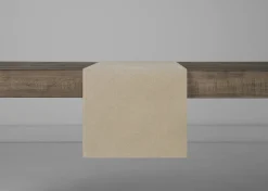 Urban Barn Hydrangea Table Runner Natural/Sand- Table Linens & Coasters