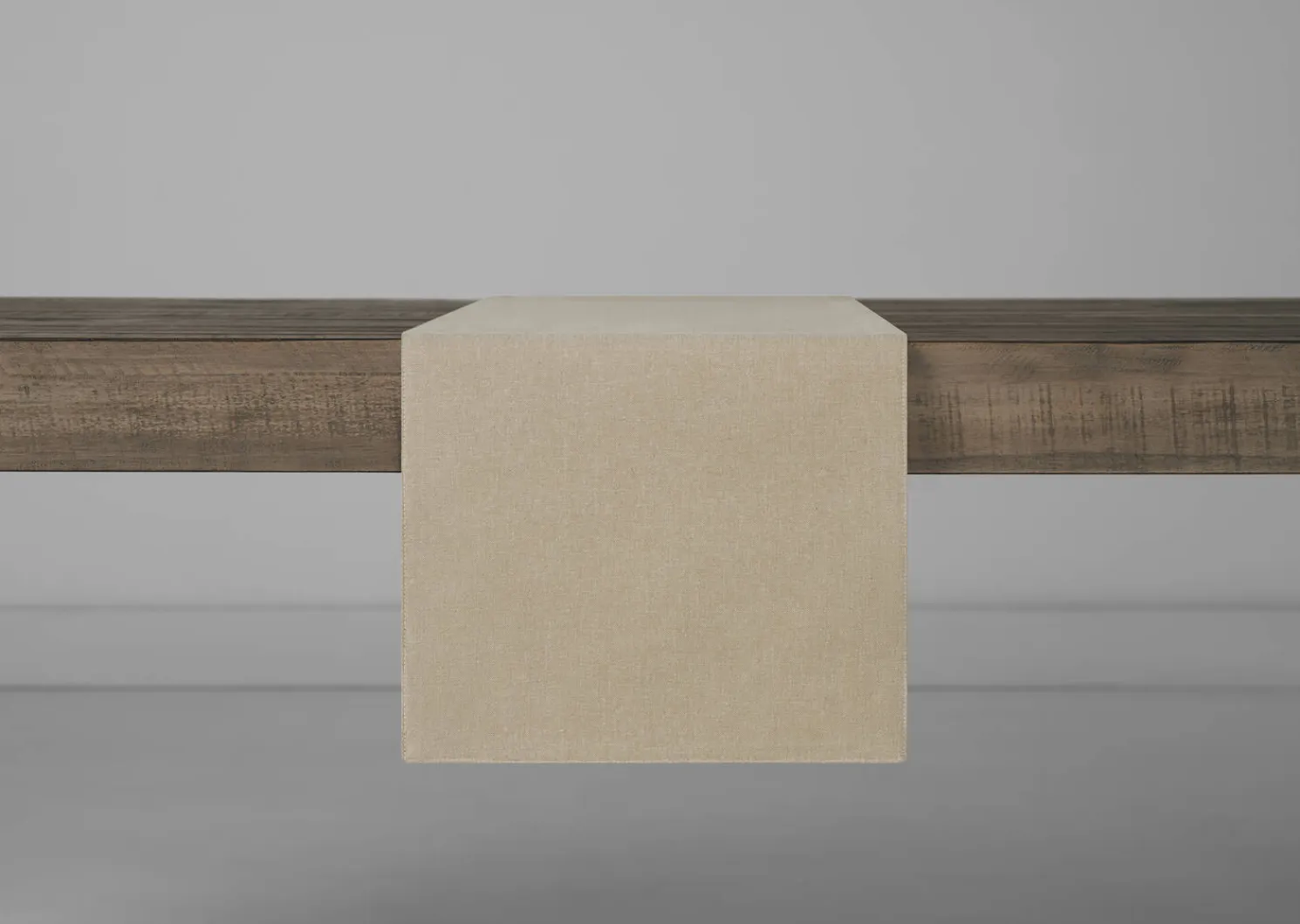 Urban Barn Hydrangea Table Runner Natural/Sand- Table Linens & Coasters