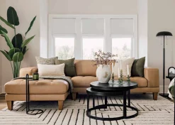 Urban Barn Irwin Recycled Metal Nesting Coffee Table Set- Coffee Tables