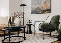 Urban Barn Irwin Recycled Metal Nesting Coffee Table Set- Coffee Tables