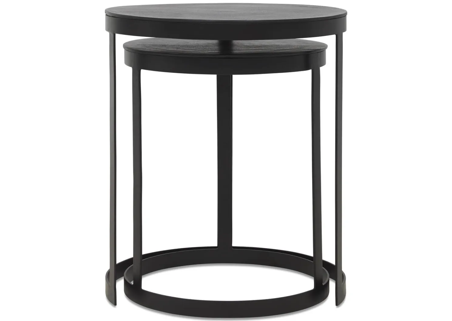 Urban Barn Irwin Recycled Metal Nesting Side Table Set- Side Tables