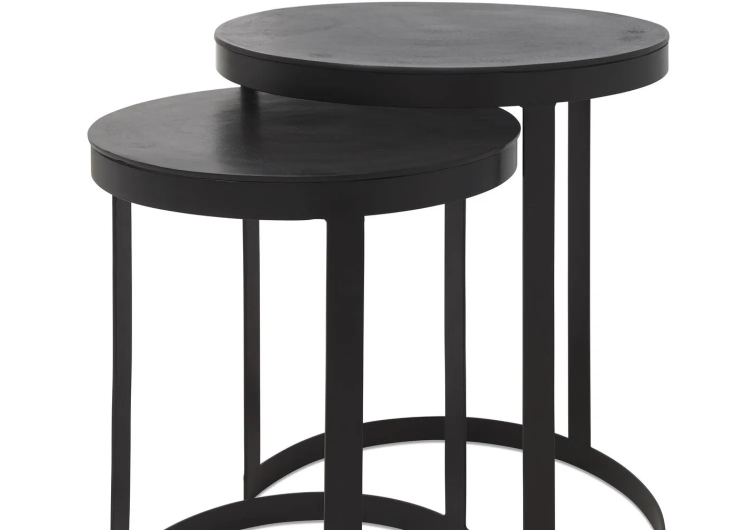 Urban Barn Irwin Recycled Metal Nesting Side Table Set- Side Tables