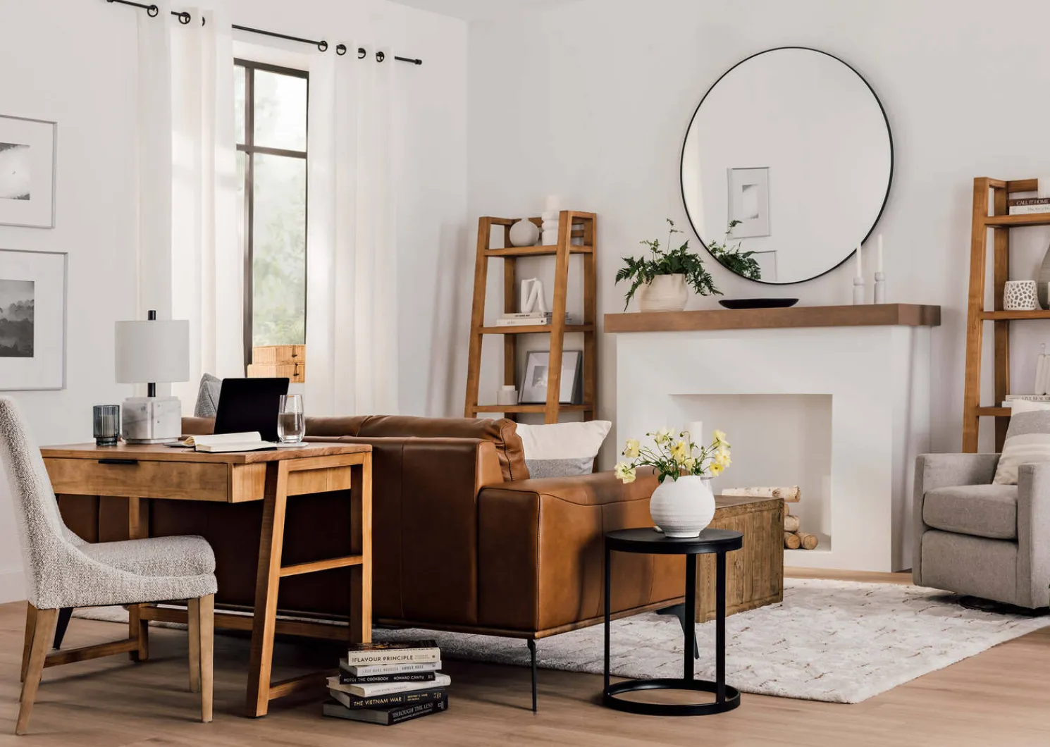 Urban Barn Irwin Recycled Metal Nesting Side Table Set- Side Tables