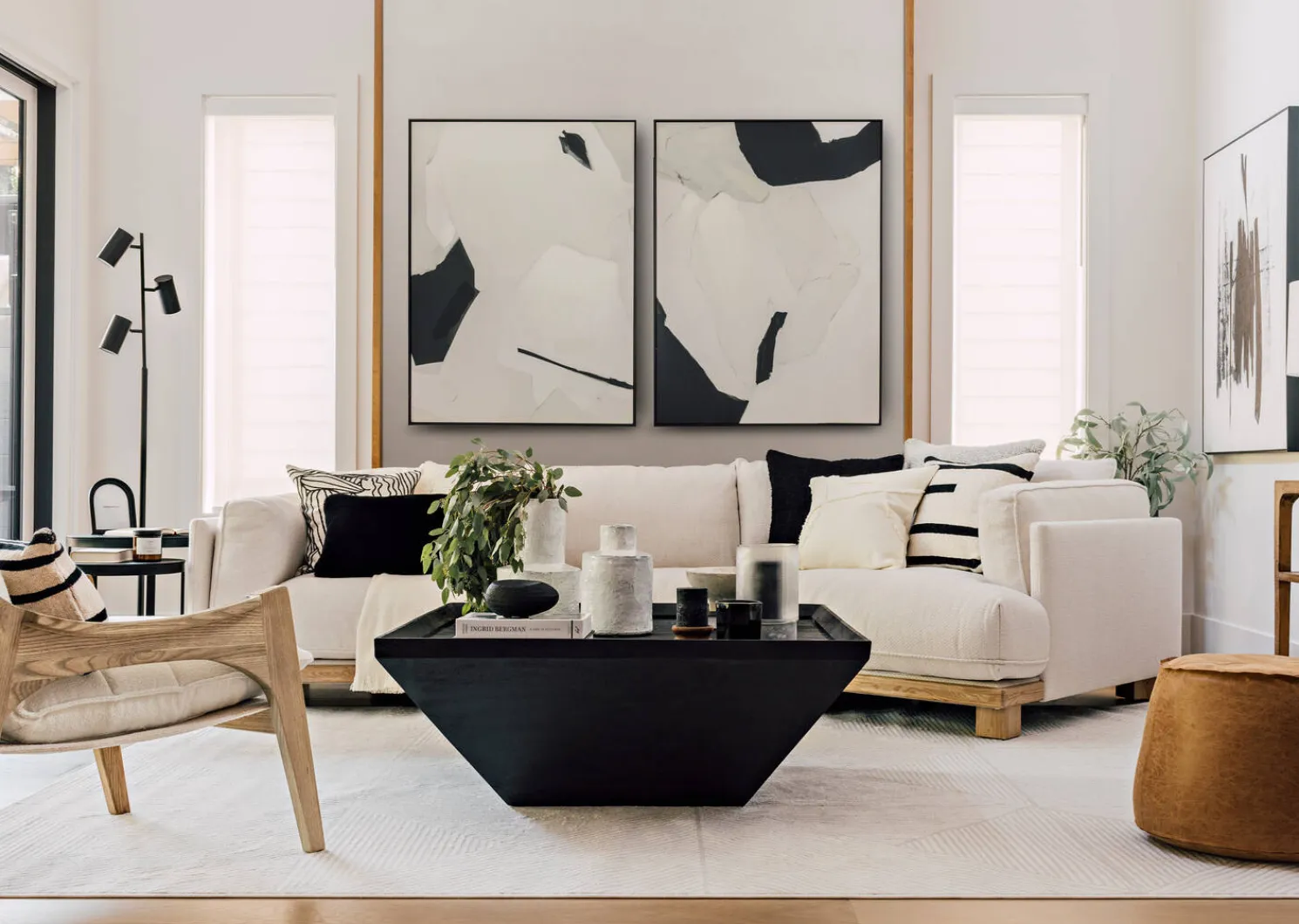 Urban Barn Irwin Recycled Metal Nesting Side Table Set- Side Tables