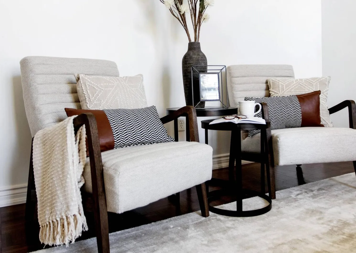 Urban Barn Irwin Recycled Metal Nesting Side Table Set- Side Tables