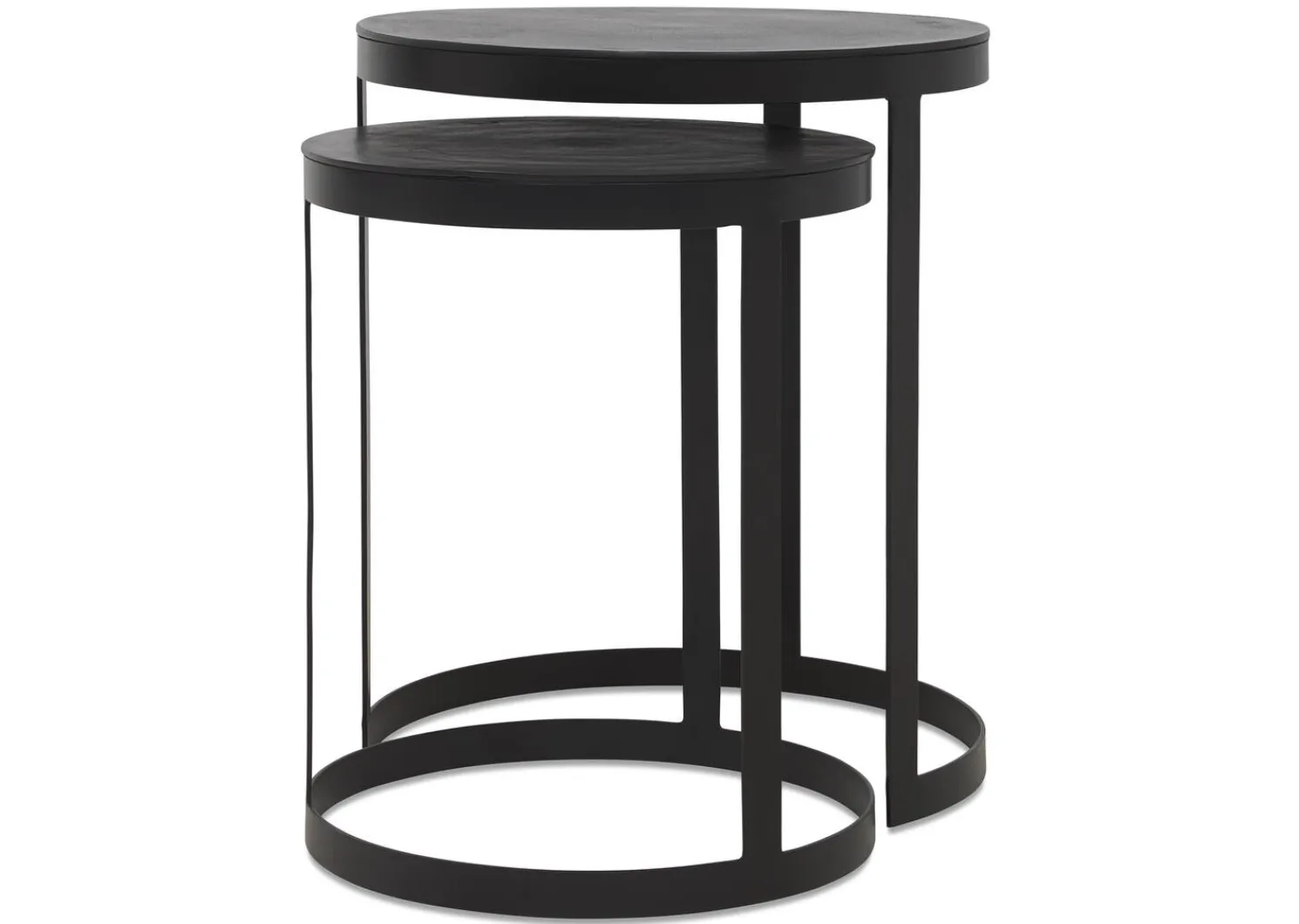 Urban Barn Irwin Recycled Metal Nesting Side Table Set- Side Tables