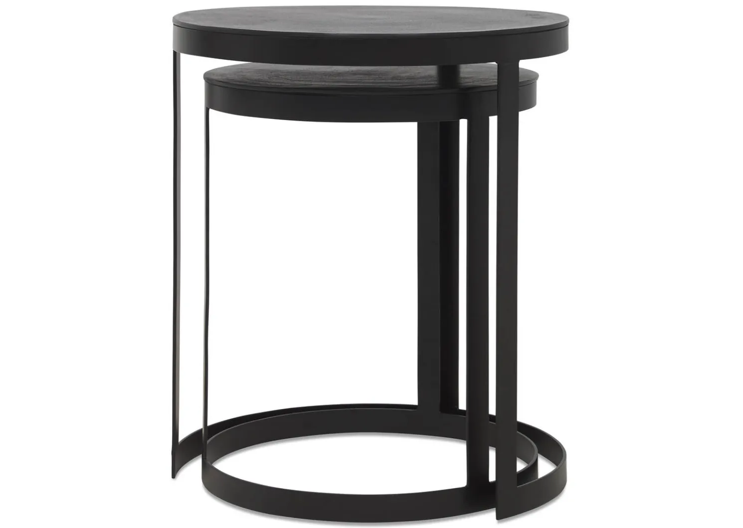 Urban Barn Irwin Recycled Metal Nesting Side Table Set- Side Tables
