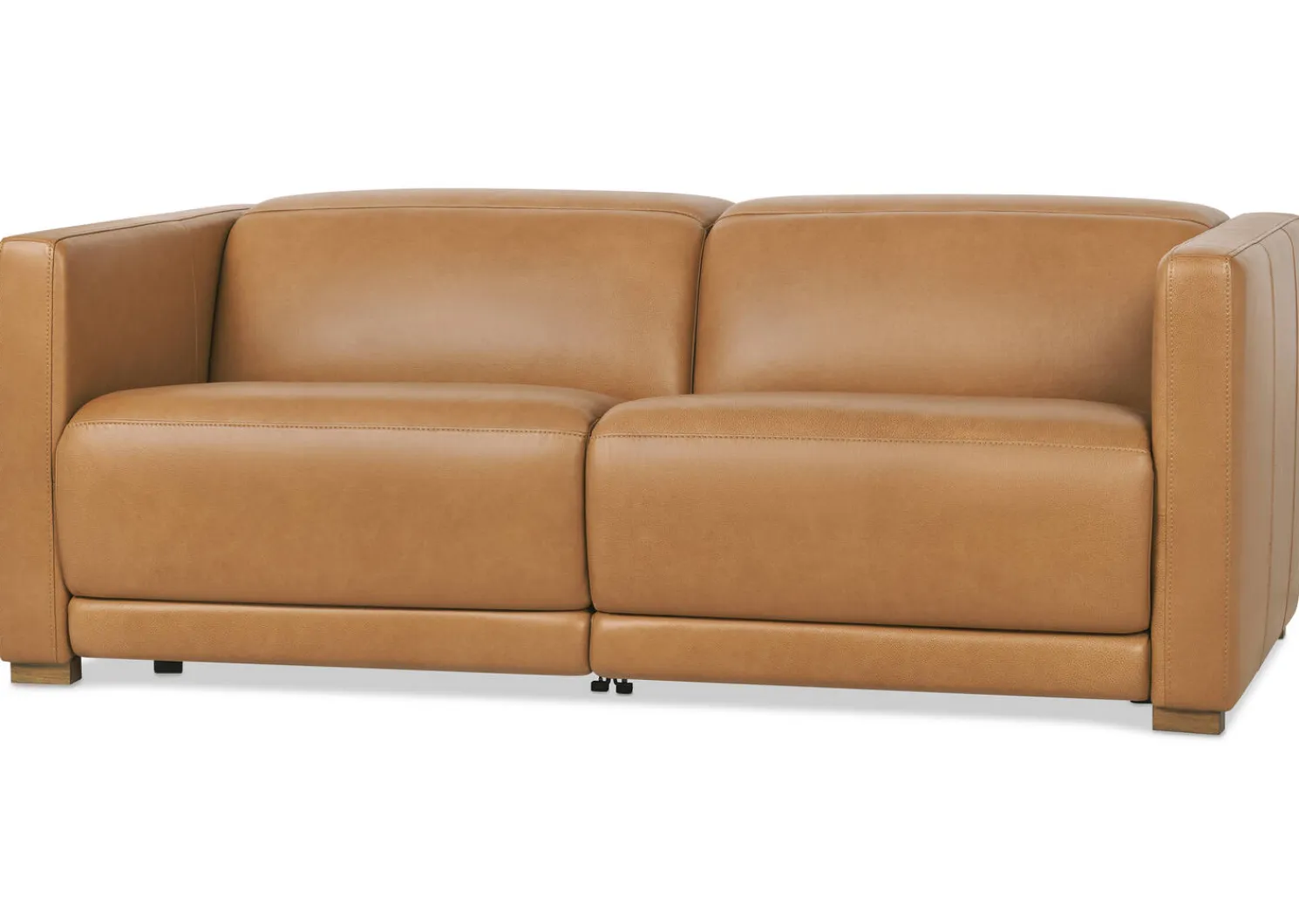 Urban Barn Jaxon Leather Reclining Sofa -Zen Toffee- Sofas & Sectionals