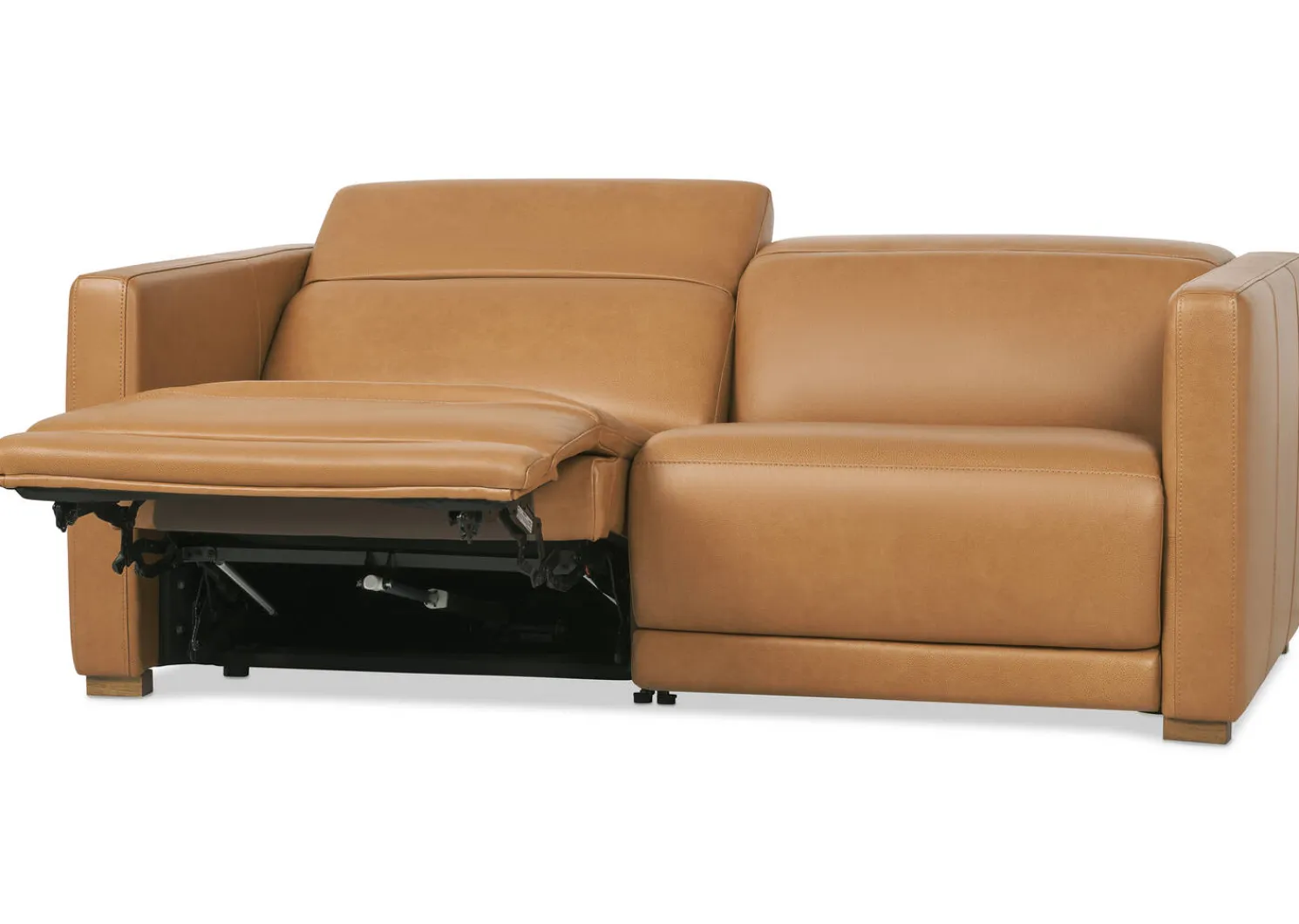 Urban Barn Jaxon Leather Reclining Sofa -Zen Toffee- Sofas & Sectionals