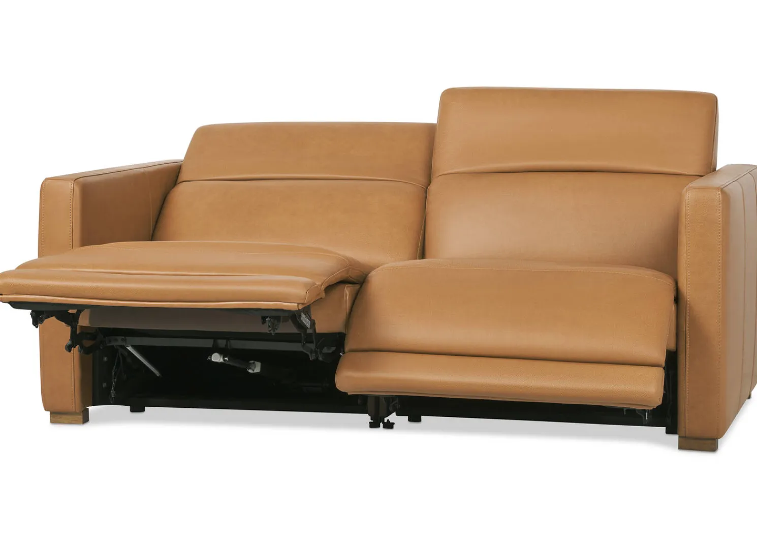 Urban Barn Jaxon Leather Reclining Sofa -Zen Toffee- Sofas & Sectionals