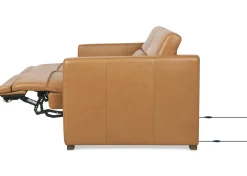 Urban Barn Jaxon Leather Reclining Sofa -Zen Toffee- Sofas & Sectionals