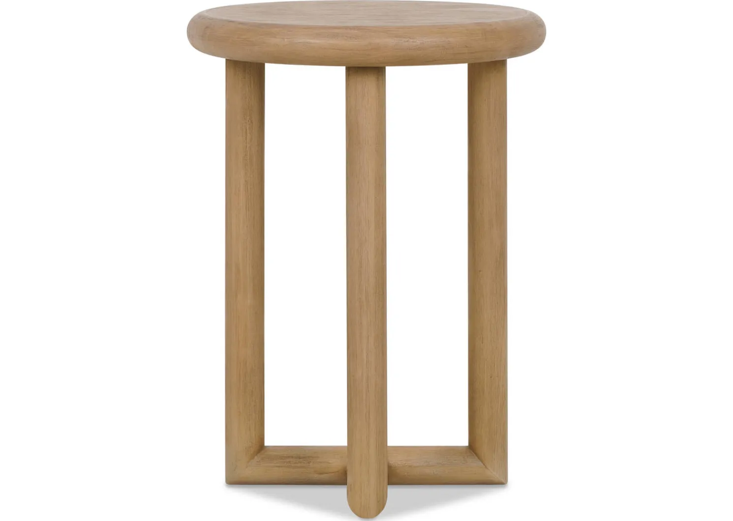 Urban Barn Jayman Round Side Table -Cava Sesame- Side Tables