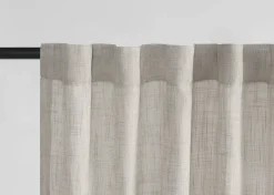 Urban Barn Jeffrey Sheer Curtain Panel 96" Light Grey- Curtains