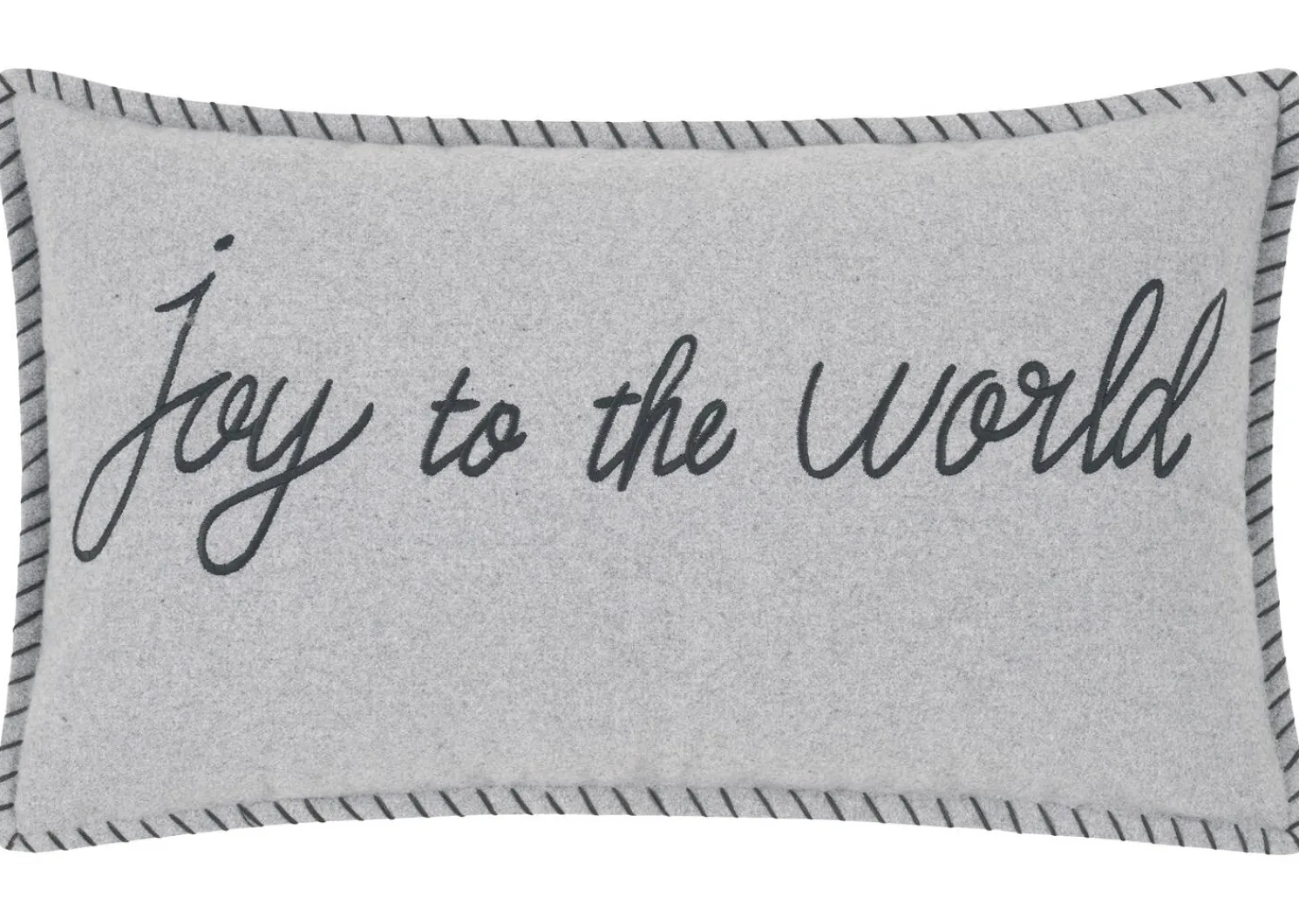 Urban Barn Joy Pillow 14x24 Light Grey- Pillows