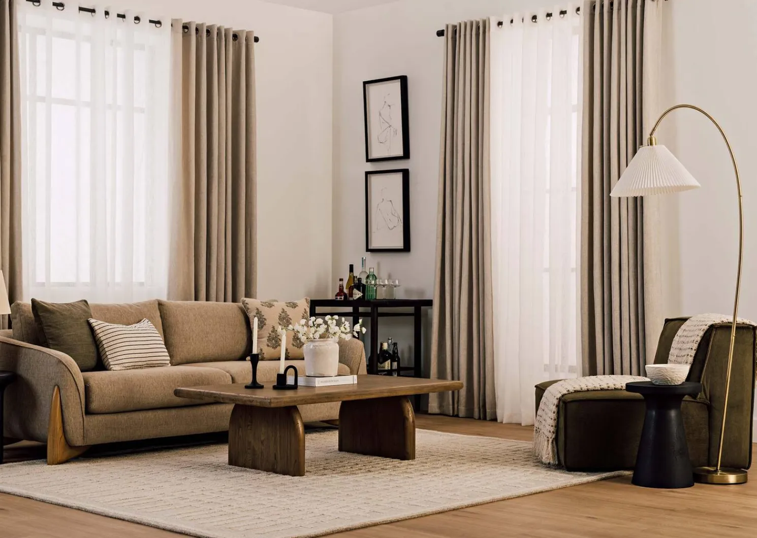 Urban Barn Keats Floor Lamp- Floor Lamps