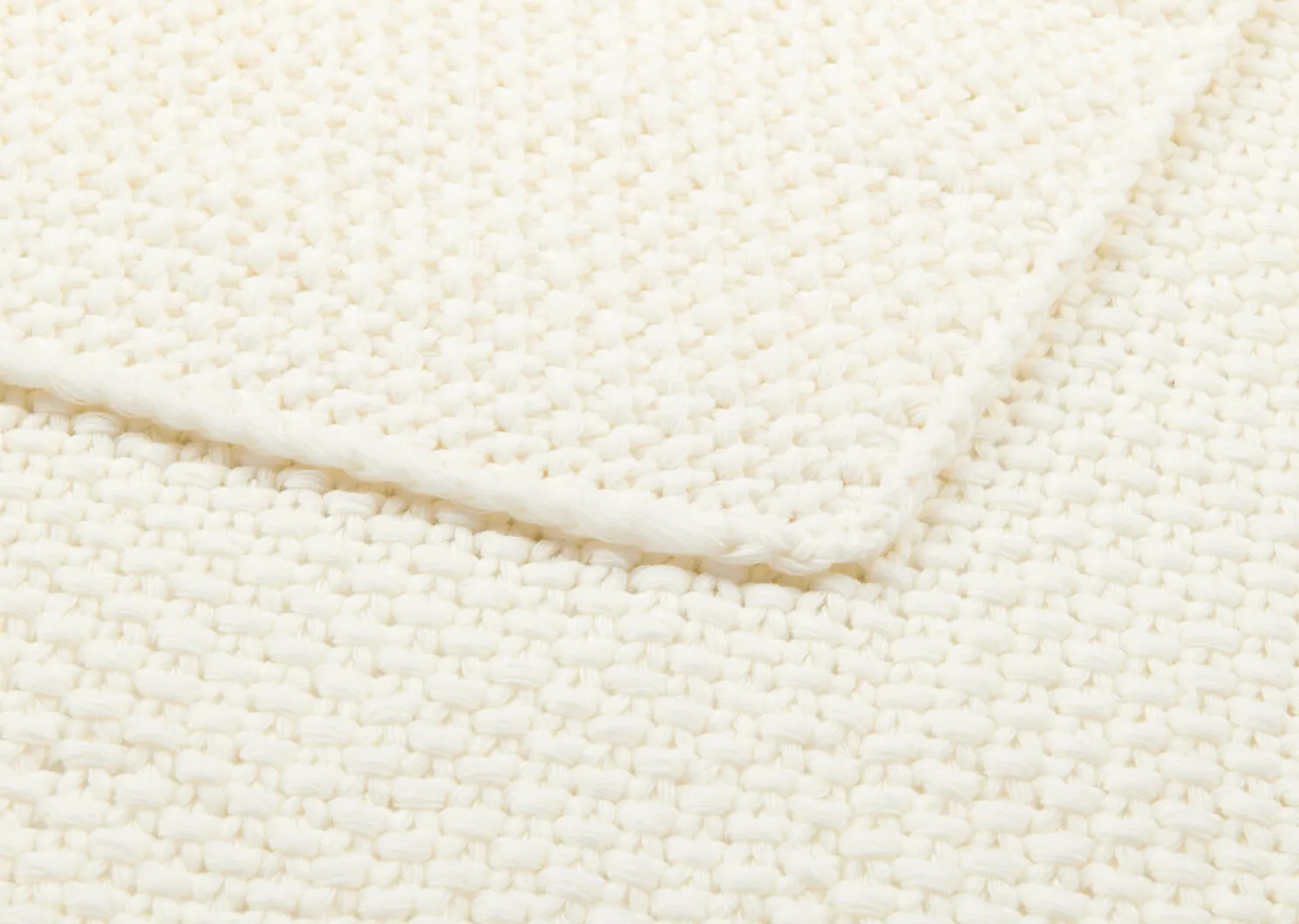 Urban Barn Kelvin Throw Ivory- Throws