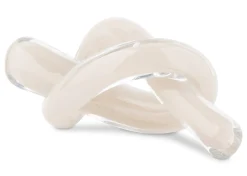 Urban Barn Knot Glass Decor Cream- Decorative Accents
