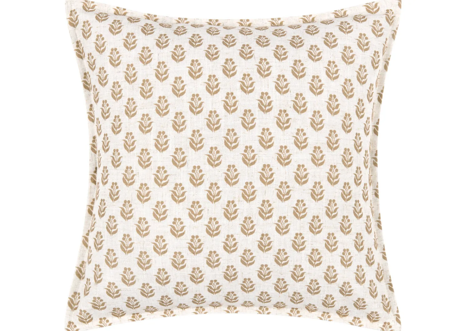 Urban Barn Lizette Printed Pillow 20x20 Iv/Tan- Pillows
