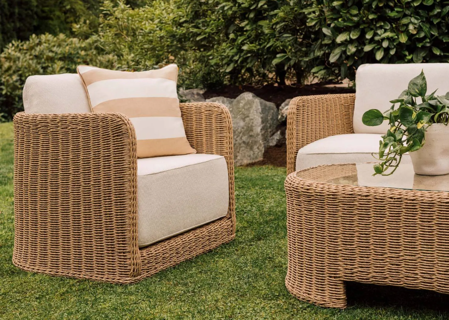 Urban Barn Malti Outdoor Armchair -Natural- All Outdoor Furniture