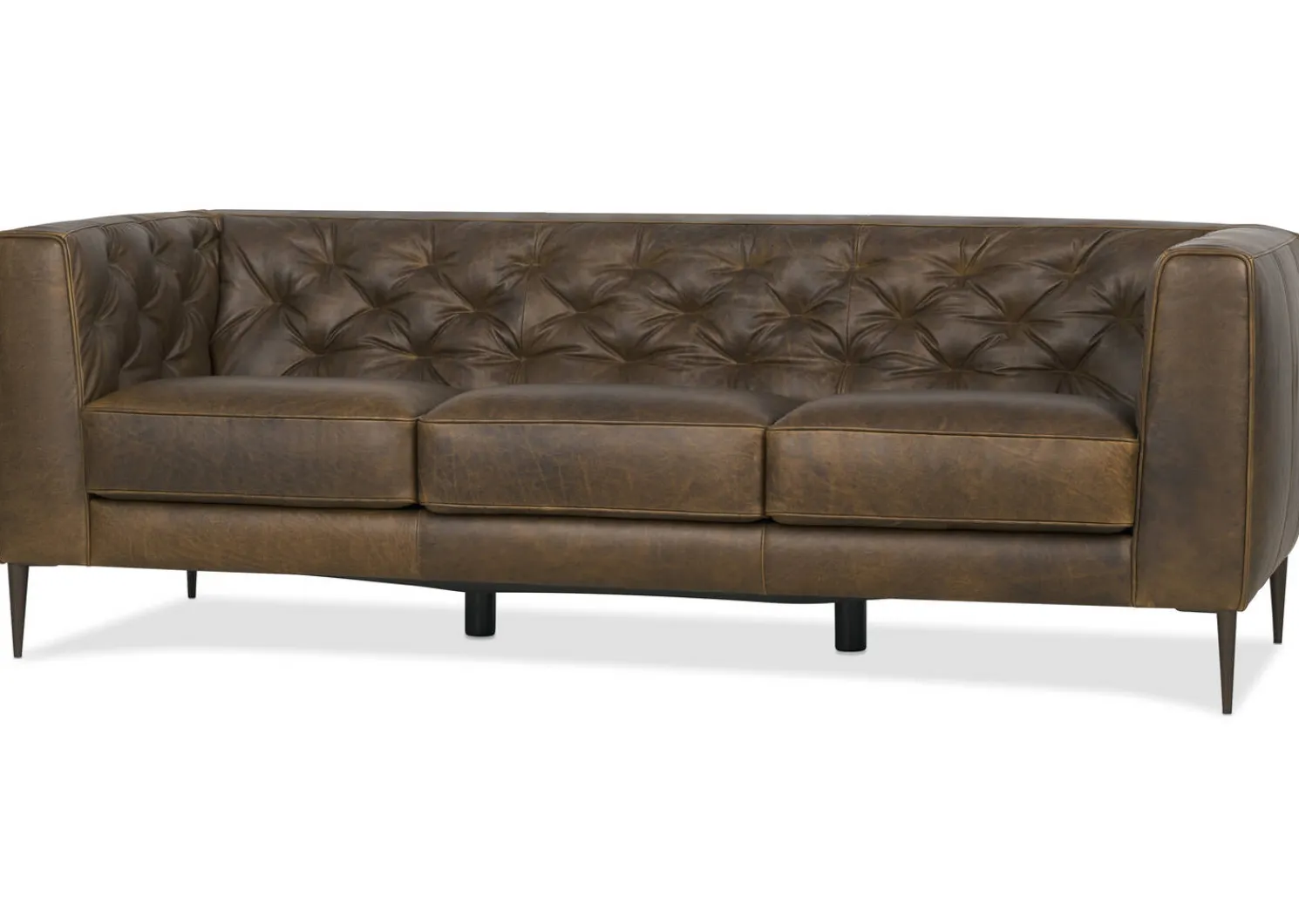 Urban Barn Marcello Leather Sofa -Waco Tobacco- Sofas & Sectionals
