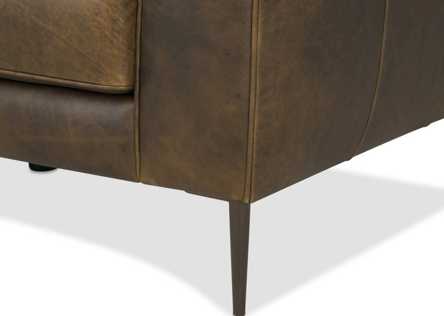 Urban Barn Marcello Leather Sofa -Waco Tobacco- Sofas & Sectionals