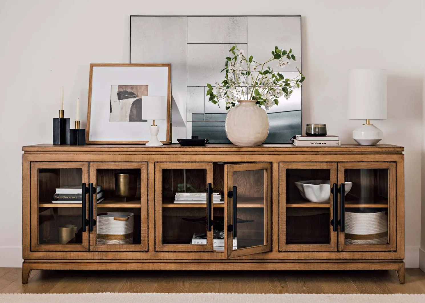 Urban Barn Marielle Antiqued Wall Mirror- Mirrors