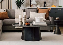 Urban Barn Marsala Recycled Metal Accent Table -- Side Tables