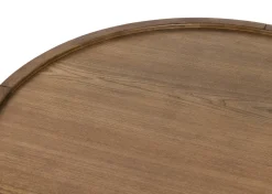 Urban Barn Merrin Round Coffee Table -Larke Brandy- Coffee Tables