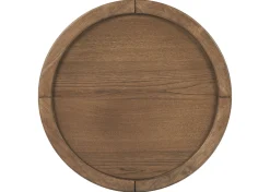 Urban Barn Merrin Round Side Table -Larke Brandy- Side Tables