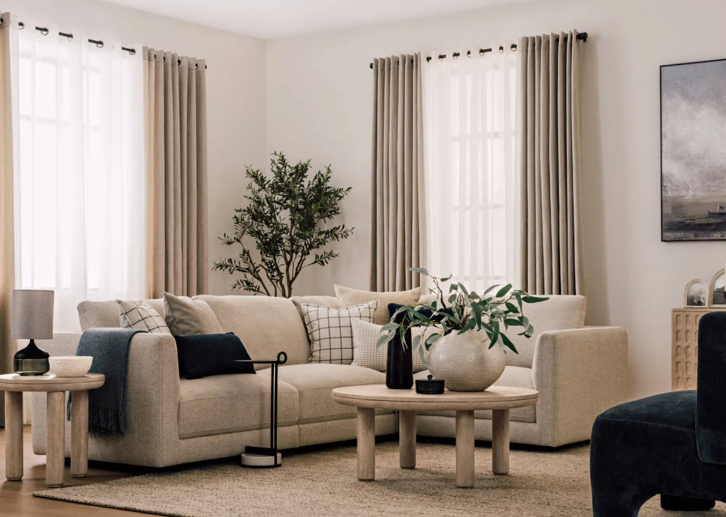 Urban Barn Mila Modular 5-Piece Sectional- Modular Seating