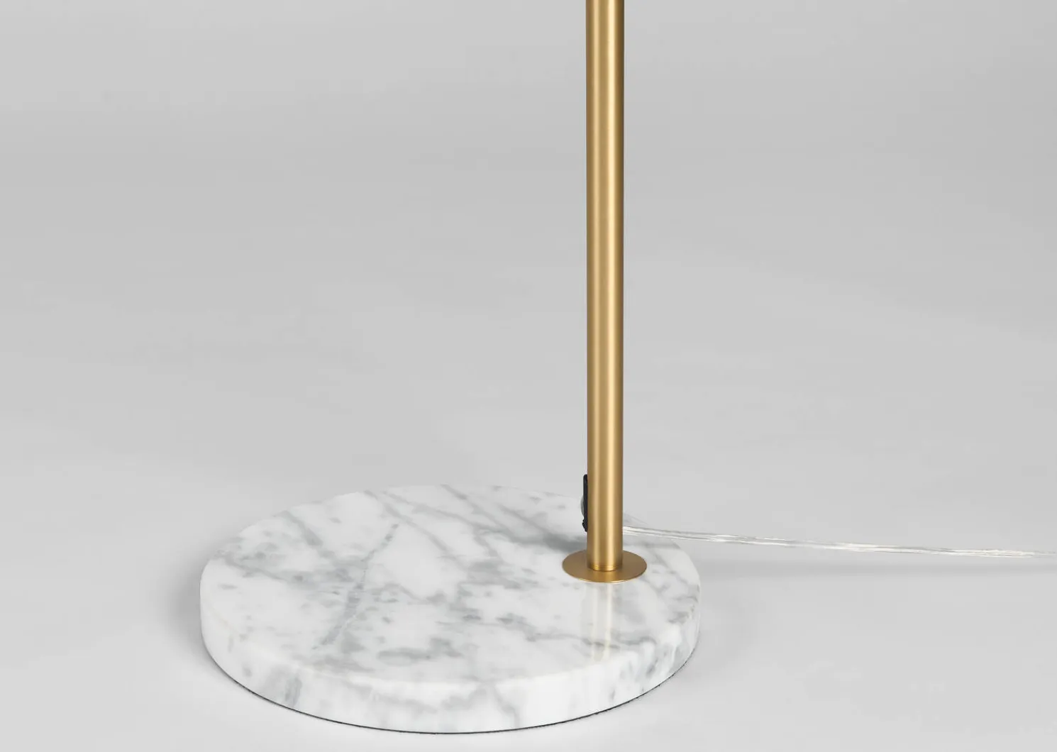 Urban Barn Muse Arc Floor Lamp Brass- Floor Lamps