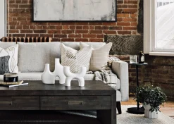 Urban Barn Naveen Recycled Metal Accent Table- Side Tables