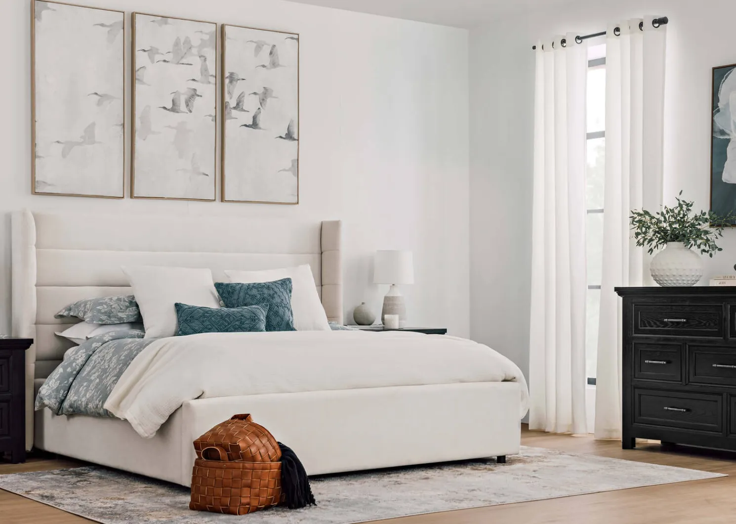 Urban Barn Nelson Rug Light Grey/Multi- Area Rugs