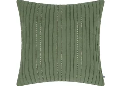 Urban Barn Nixie Cotton Pintuck Pillow 20x20 Green- Pillows