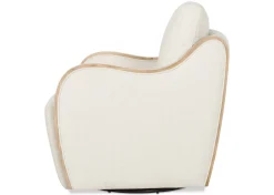 Urban Barn Olivia Swivel Armchair -Mel Ivory- Accent Chairs