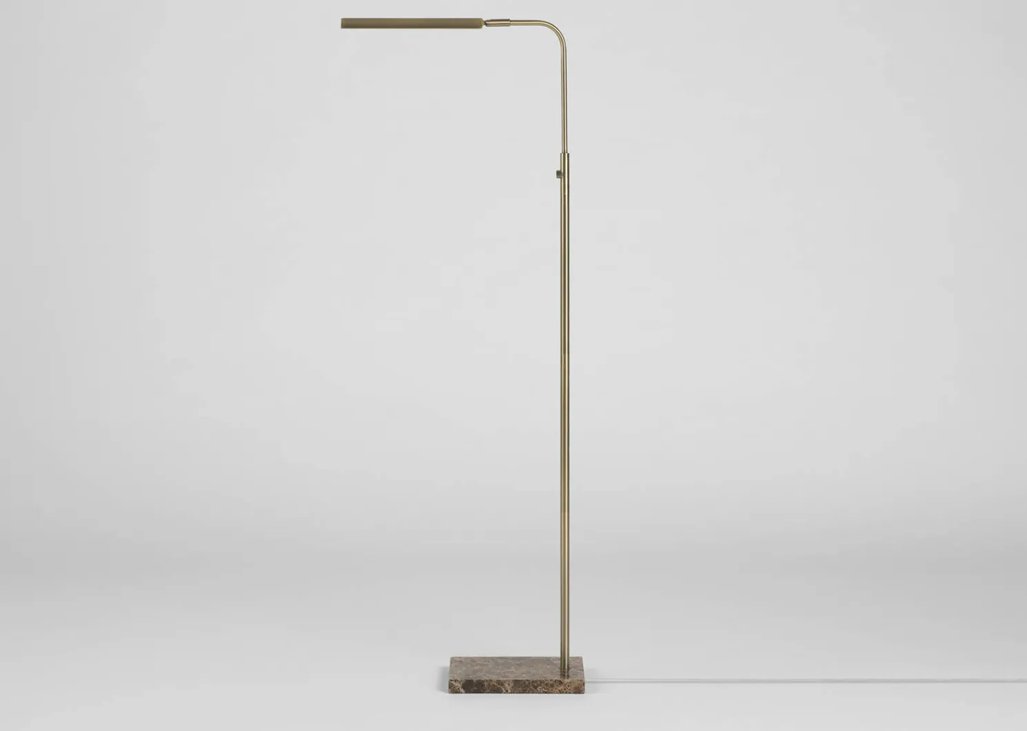 Urban Barn Oscar LED Floor Lamp Brass- Floor Lamps