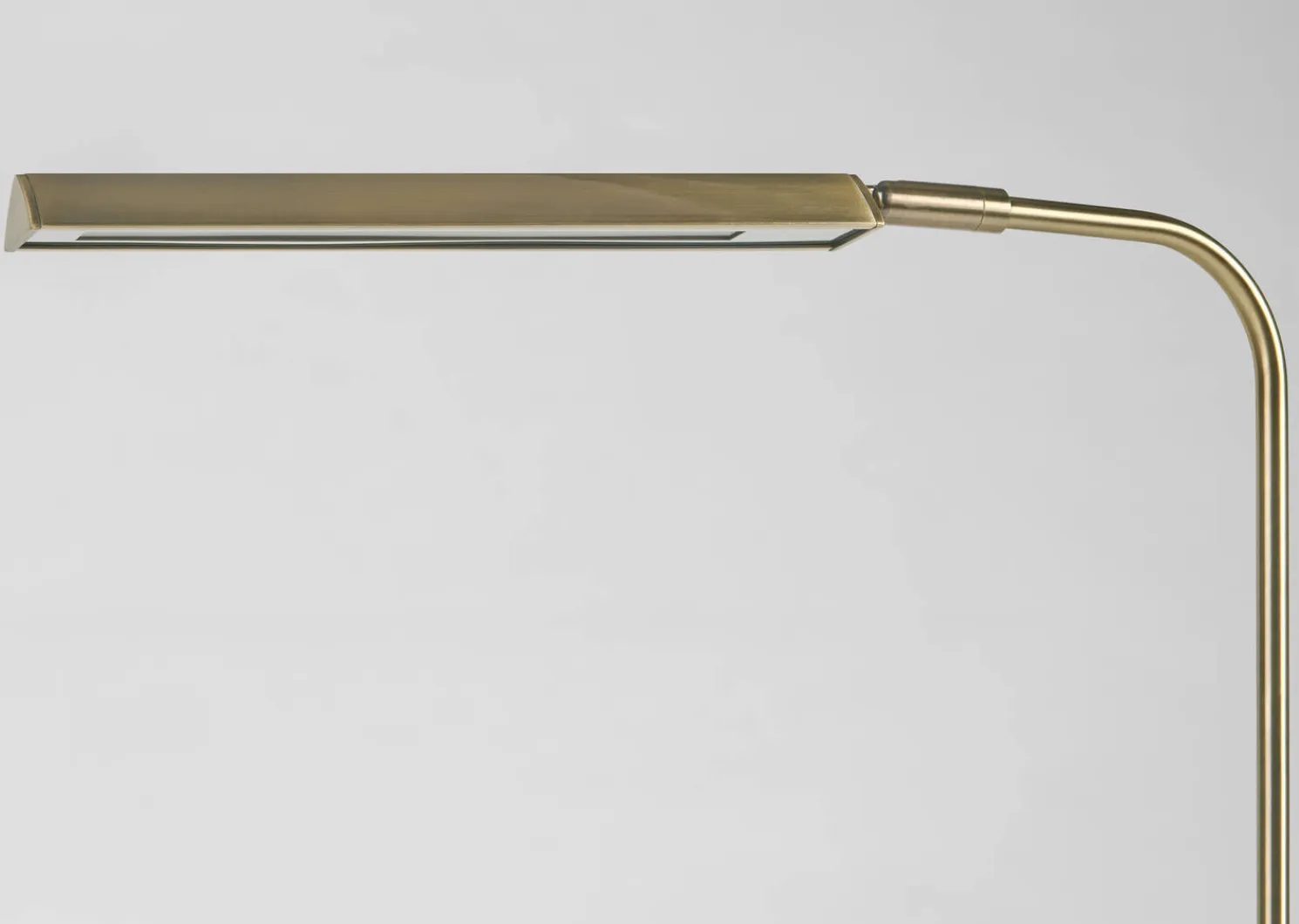 Urban Barn Oscar LED Floor Lamp Brass- Floor Lamps