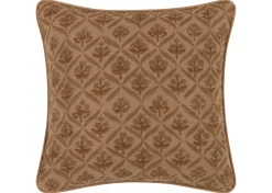 Urban Barn Renu Cotton Pillow 20x20 Rust- Pillows