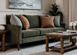 Urban Barn Renu Cotton Pillow 20x20 Rust- Pillows